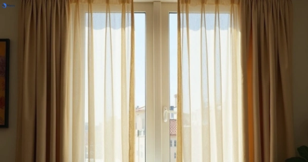 Dull dusty drapes in dee-why-nsw before professional cleaning